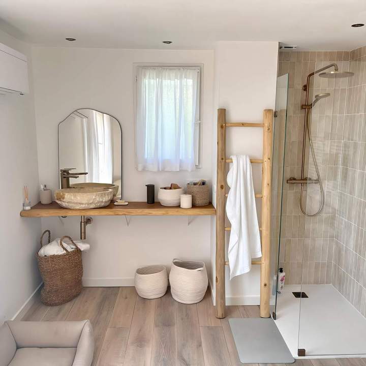 Pour une salle de bain moderne clé en main.
